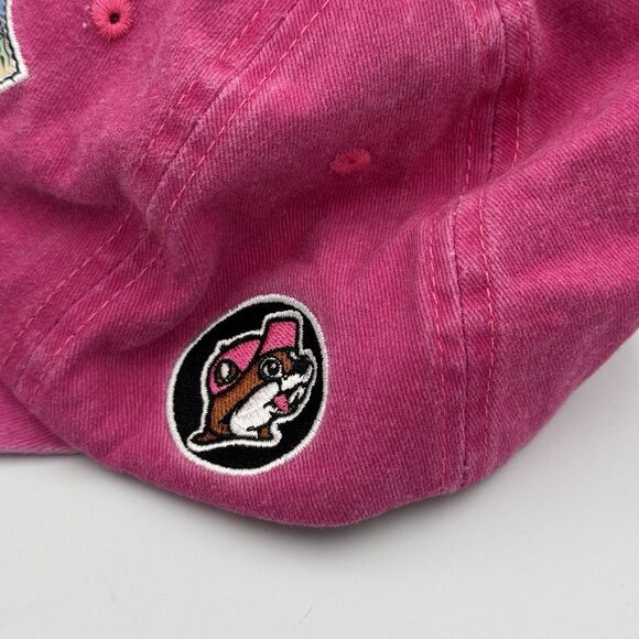 Buc-ee's Logo Pink Womens Adjustable Hat‎ Cap Bucky Buc-ee Beaver Gas Station - Picture 2 of 4